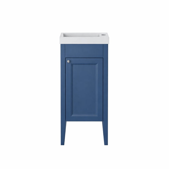 Heritage Cloakroom Vanity Unit Maritime Blue Heritage Caversham 400mm Floor Standing Cloakroom Vanity Unit and Basin Bundle