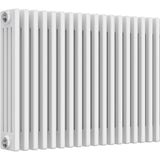 Aquarius Bathrooms Column Radiator Aquarius Foundry Horizontal 4 Column Radiator in White