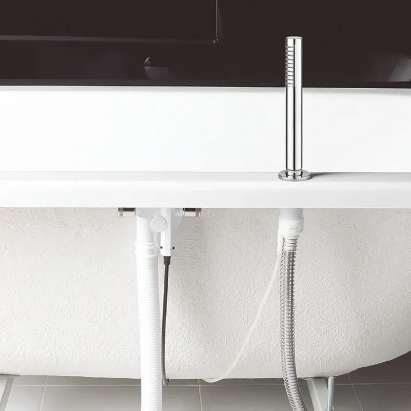 Crosswater Shower Handset Crosswater MPRO Follow Me Round Shower Handset and Hose in Chrome