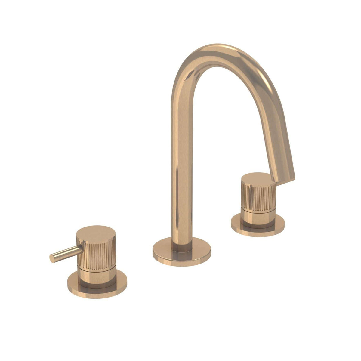 Saneux Cos 3 Hole Deck Mounted Basin Mixer Tap