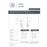 JTP Kitchen Tap JTP Decor Single Lever Pull Out Kitchen  Mixer Tap