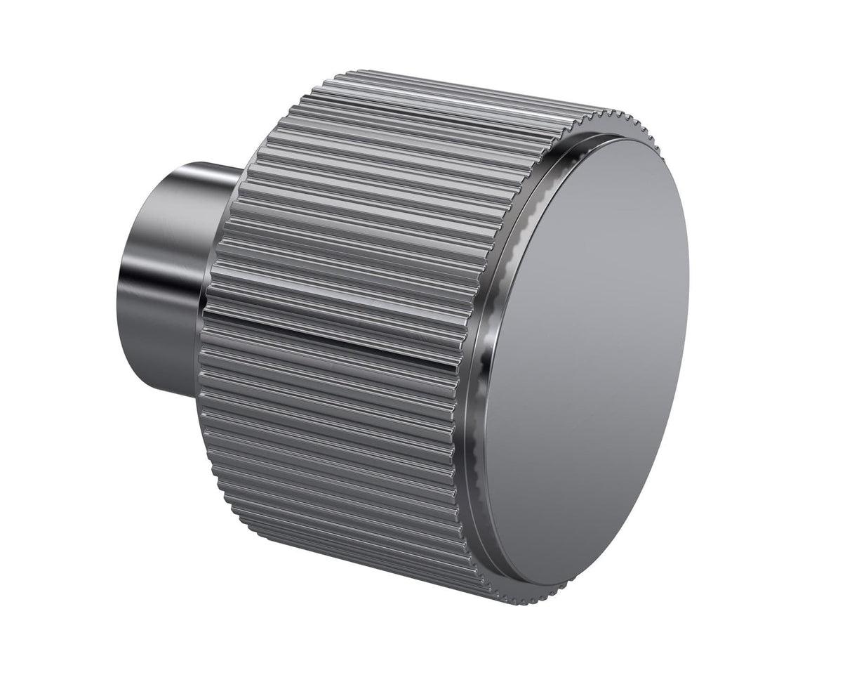 Aquarius Bathrooms Furniture Handle Brushed Pewter / Fluted Round Knob Aquarius Leighton Furniture Handle