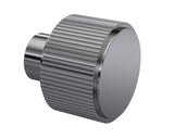 Aquarius Bathrooms Furniture Handle Brushed Pewter / Fluted Round Knob Aquarius Leighton Furniture Handle