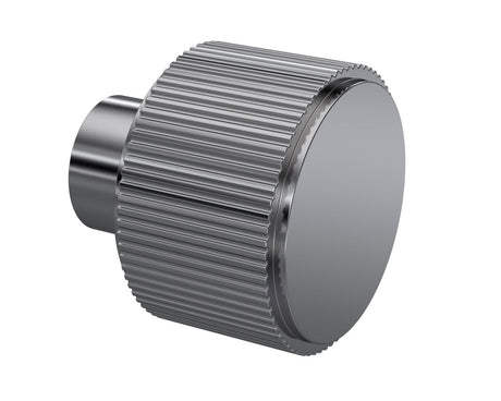 Aquarius Bathrooms Furniture Handle Brushed Pewter / Fluted Round Knob Aquarius Leighton Furniture Handle