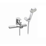 Roca Bath Shower Mixer Roca Atlas Deck Mounted Bath Shower Mixer with Handset, Hose and Bracket