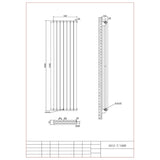 Aquarius Athens Double Vertical Column Radiator