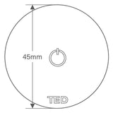 TED Concealed Shower Valve TED Togo Wall Mounted Wireless Remote Control Button