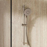 Crosswater Shower Riser Rail Brushed Nickel Crosswater MPRO Slider Rail with Shower Kit