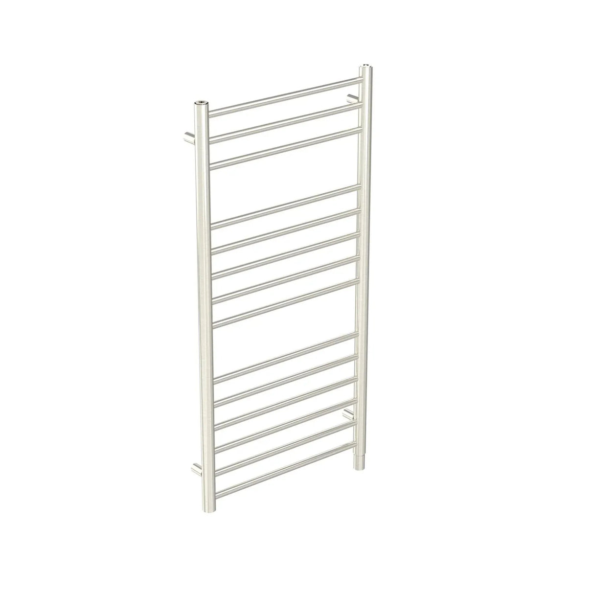 Saneux Ladder Rail Brushed Nickel Saneux Ember Straight Vertical Electric Only Towel Rail