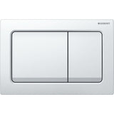 Geberit Flush Plate Geberit Alpha Flush Plate with Square Buttons