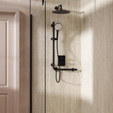 Crosswater Grab Rail/Bar Crosswater Handset Holder Attachment for Angled Grab Bar