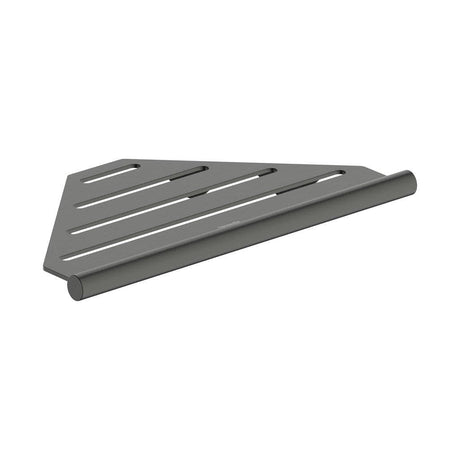 Hansgrohe Shelf Brushed Black Chrome Hansgrohe Addstoris S Corner Shelf