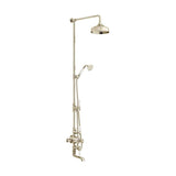 Vado Exposed Shower Set Booth & Co. Axbridge Exposed Shower Valve Set with Rigid Riser, Shower Head, Handset and Bath Spout