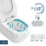 Ideal Standard Wall Hung Toilet Ideal Standard i.life S Wall Hung Compact Rimless Toilet with Soft Close Seat