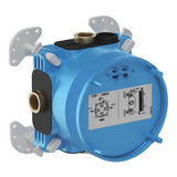 Ideal Standard Concealed Shower Set Ideal Standard Ceratherm Navigo Concealed Thermostatic Shower Valve Set with Square Showerhead and Pencil Handset in Chrome