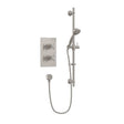 Heritage Concealed Shower Set Brushed Nickel Heritage Dawlish Concealed Shower with Premium Flexible Riser Kit