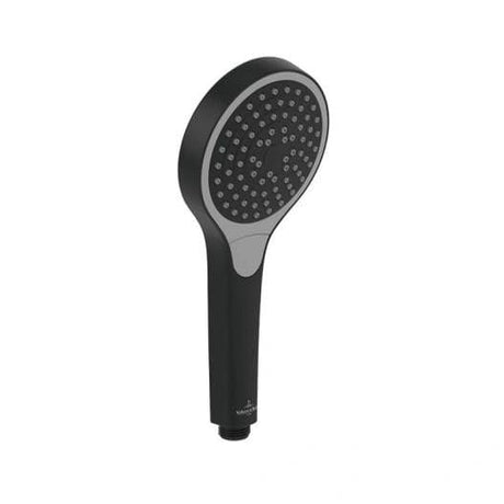 Villeroy & Boch Shower Handset Matt Black Villeroy & Boch Verve Three Function Round Shower Handset