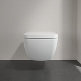 Villeroy & Boch Wall Hung Toilet Villeroy & Boch Venticello Wall Mounted Rimless Toilet with Soft Close Seat