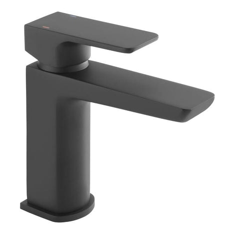 Sagittarius Mono Basin Tap Black Sagittarius Ravenna Basin Mixer Tap with Sprung Waste