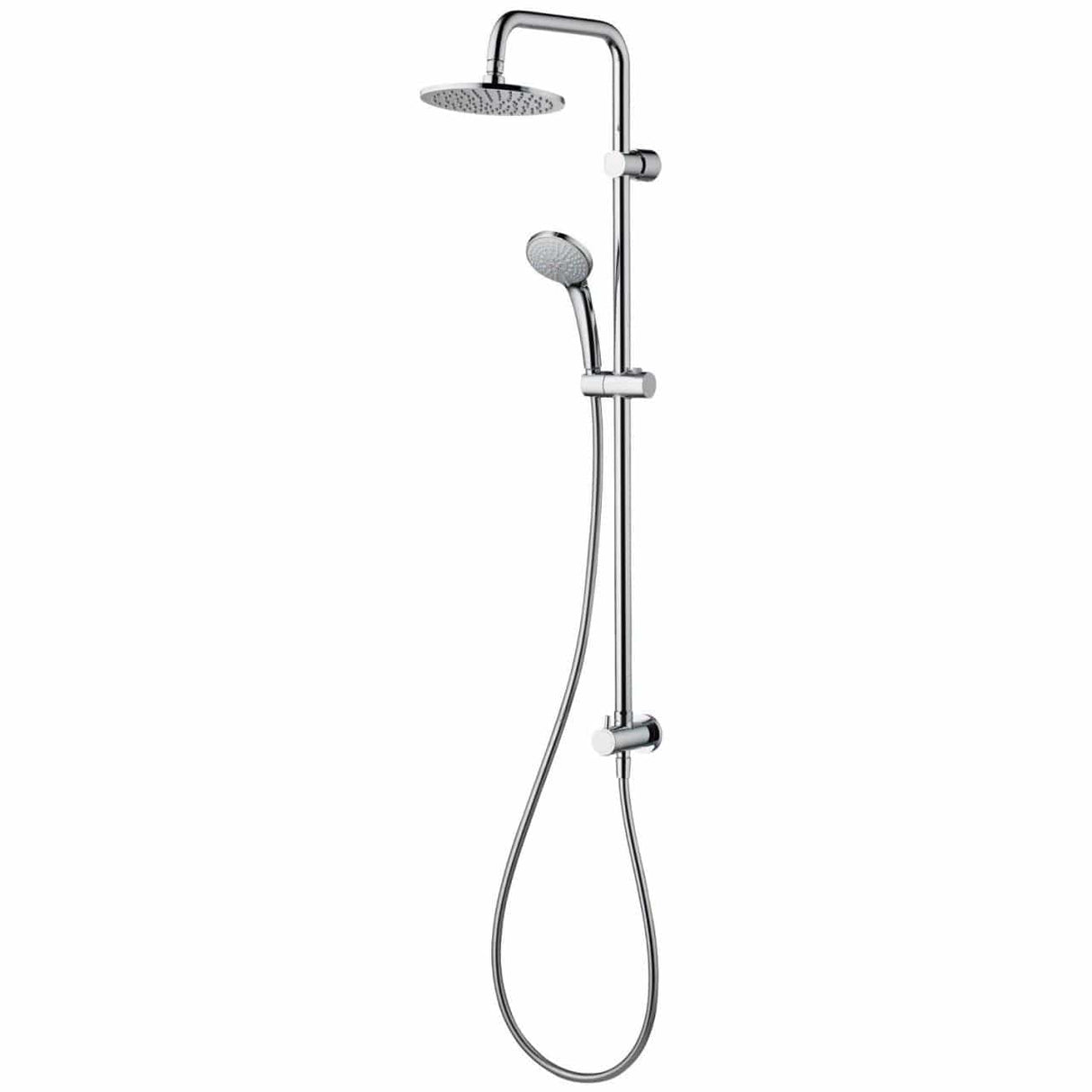 Ideal Standard Shower Riser Rail Ideal Standard IdealRain Riser Rail with Diverter, Round Showerhead and Handset in Chrome