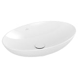 Villeroy & Boch Countertop Basin Villeroy & Boch Loop & Friends Oval Countertop Basin in White Alpin