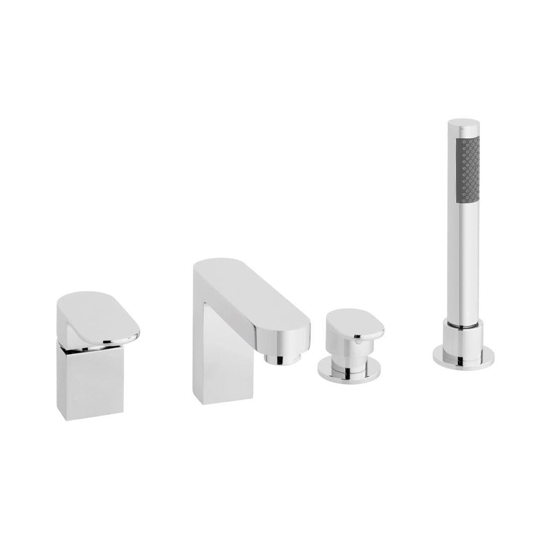VADO Bath Shower Mixer Vado Life 4-Hole Bath Shower Mixer Tap - Chrome - LIF-132-C/P