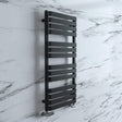 Crosswater Designer Towel Radiator Crosswater Celeste Designer Towel Rail in Metallic Black