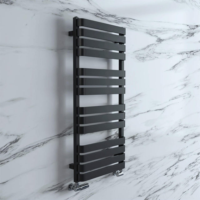 Crosswater Designer Towel Radiator Crosswater Celeste Designer Towel Rail in Metallic Black