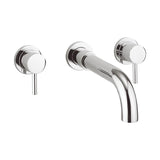 Crosswater Fusion 3 Hole Wall Mounted Bath Filler Tap in Chrome