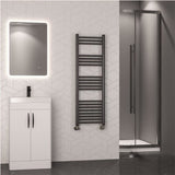 Eastbrook Wendover Straight Heated Towel Rail in Brushed Gunmetal