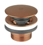 Crosswater Basin Waste Brushed Bronze Crosswater Universal Click Clack Basin Waste