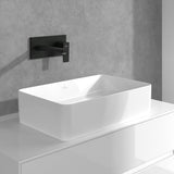Villeroy & Boch Wall Mounted Basin Tap Villeroy & Boch Architectura Single Lever Basin Mixer Tap with Push Open Waste