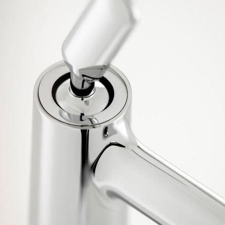 VADO Mono Basin Tap Vado Arrondi Tall Mono Basin Mixer Tap in Chrome