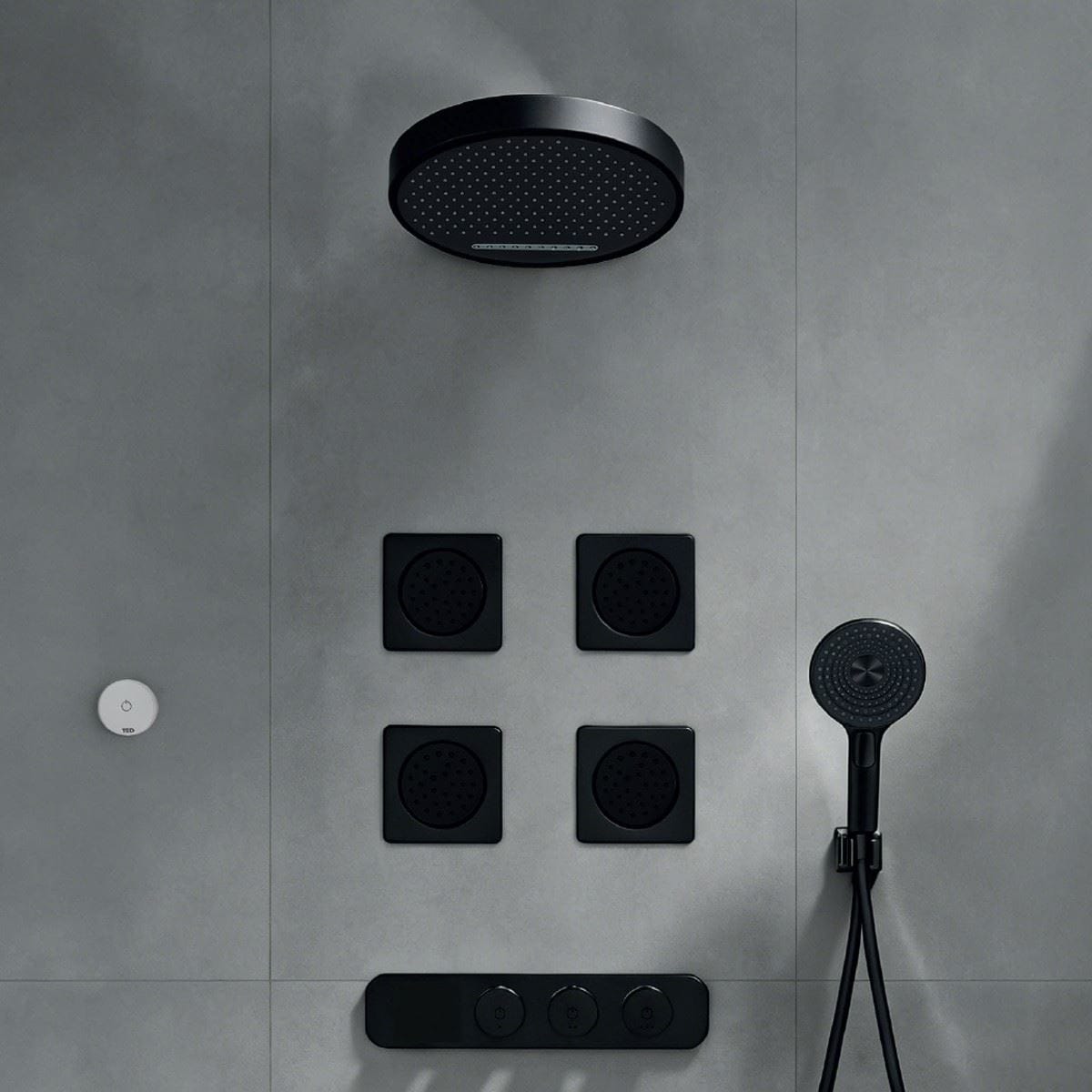 TED Fixed Shower Head TED Venn 370mm Fixed Shower Head with Blade Waterfall