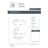 JTP Wall Mounted Basin Tap JTP VOS 3 Hole Wall Mounted Basin Mixer Tap