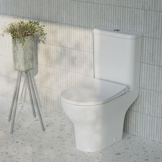 VitrA Close Coupled Toilet VitrA Zentrum Close Coupled Open Back Toilet with Soft Close Seat