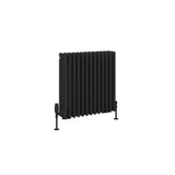 Eastbrook Rivassa Traditional 4 Column Radiator in Matt Black