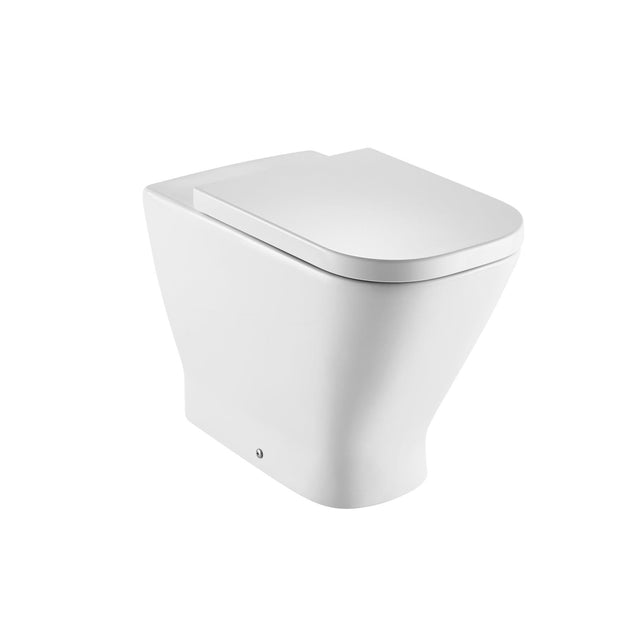 Roca Back To Wall Toilet Roca The Gap Square Back to Wall Rimless Toilet with Soft Close Seat