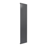 Reina Panel Radiator 1800 x 375mm / Anthracite Reina Casina Vertical Aluminium Single Panel Radiator
