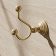 Crosswater Robe Hook Brushed Brass Crosswater Belgravia Double Robe Hook