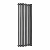 Reina Panel Radiator 1500 x 531mm / Anthracite Reina Neva Vertical Single Panel Central Heating Radiator