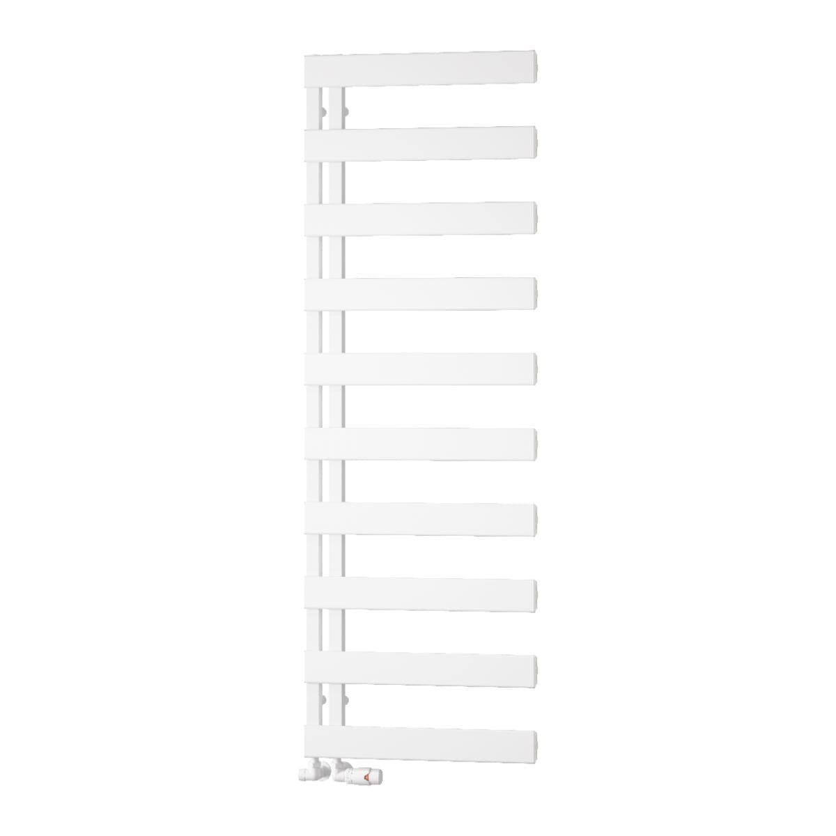Reina Ladder Rail 1510 x 500mm / White Reina Carpena Aluminium Central Heating Designer Towel Rail