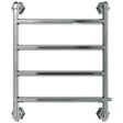 Vogue Traditional Towel Rail 836 x 700 / Dual Fuel Vogue Art Moderne Straight Wall Mounted Traditional Towel Radiator in Chrome