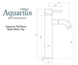 Aquarius Tall Basin Tap Aquarius Zanelli Tall Mono Basin Mixer Tap