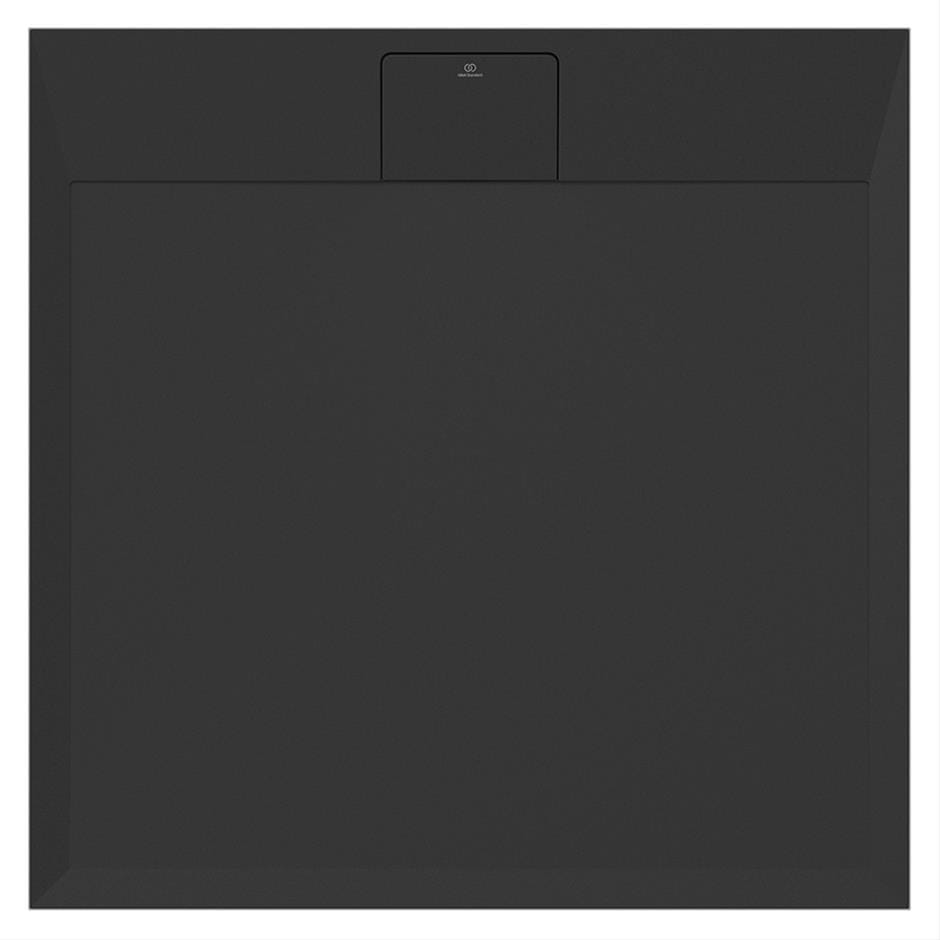 Ideal Standard Rectangle Shower Tray Ideal Standard Ultra Flat S i.life Shower Tray in Jet Black