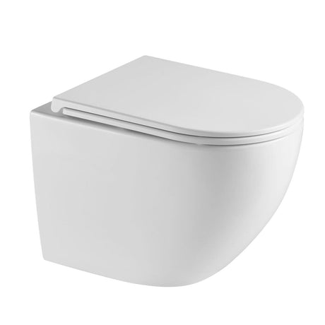 JTP Wall Hung Toilet JTP Wortex Wall Hung Rimless Toilet with Toilet Seat and Tornado Flush
