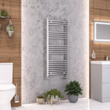 Eastbrook Wendover Straight Heated Towel Rail in Chrome