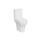 VitrA Comfort Height Toilet VitrA Zentrum Close Coupled Comfort Height Open Back Toilet with Soft Close Seat