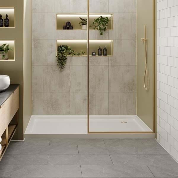 Multipanel Click Flooring Multipanel Click Drop 1.64M² Interlocking Vinyl Floor Tiles with Grout Edge - Monza