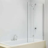 Merlyn Bath Screen Merlyn 2 Panel Fixed Bath Screen with Hinged Panel